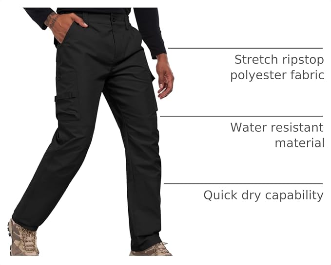 Men Ripstop Tactical Work Pants
