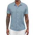 Wrinkle Resistant All Over Print Button Down Shirt