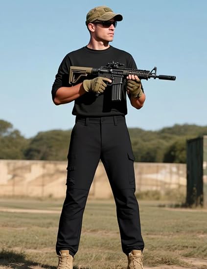 Men Ripstop Tactical Work Pants